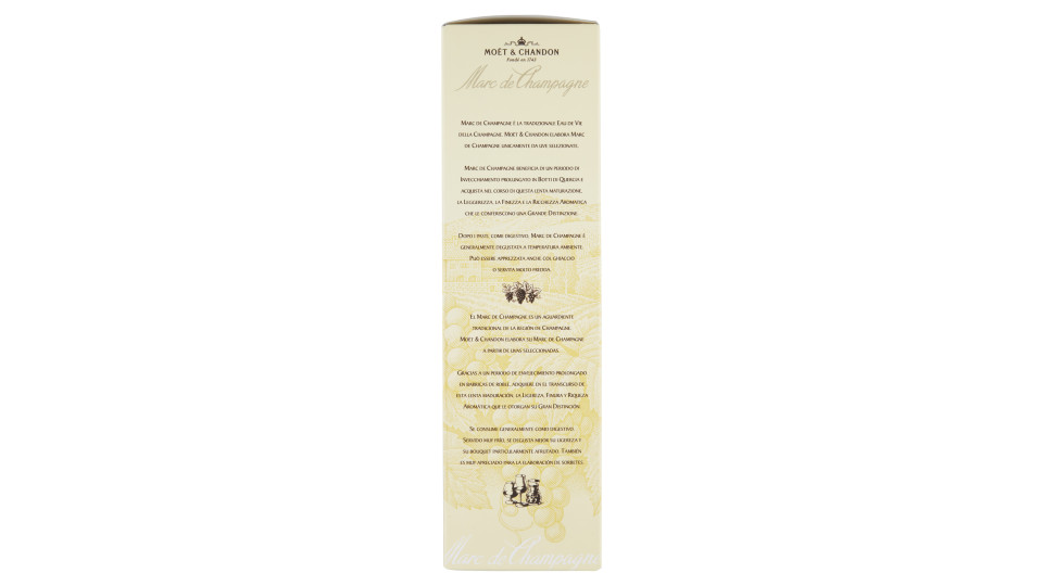 Marc de champagne astucciato grappa cl.75