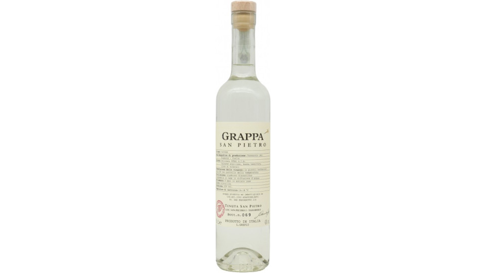 San Pietro grappa bianca cl.50 43°