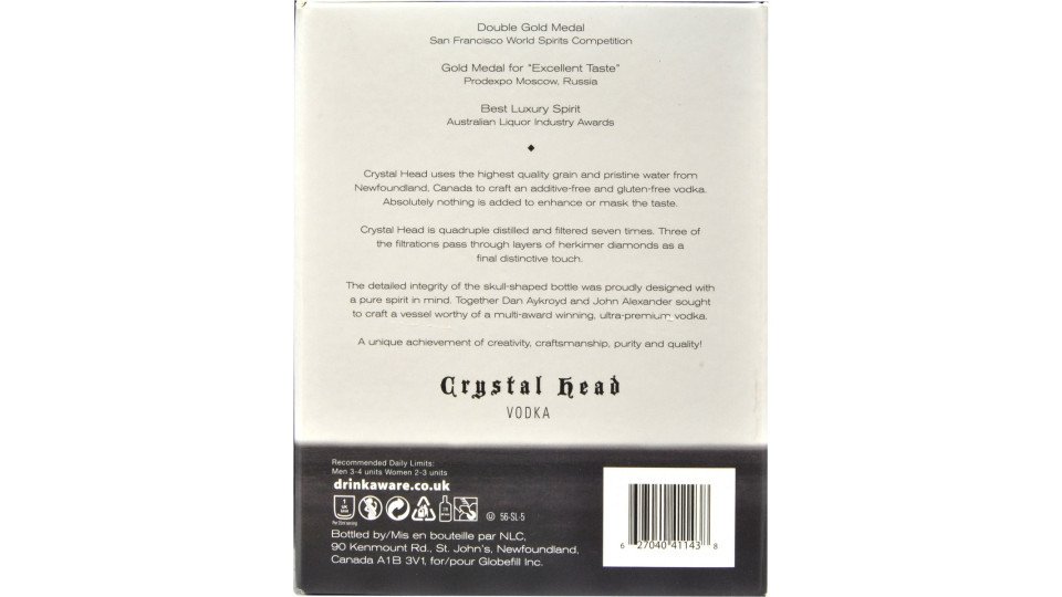 Crystal head vodka cl.70 40°