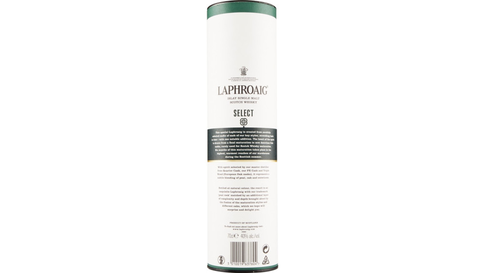Laphroaig Select Islay Single Malt Scotch Whisky 70 cl.