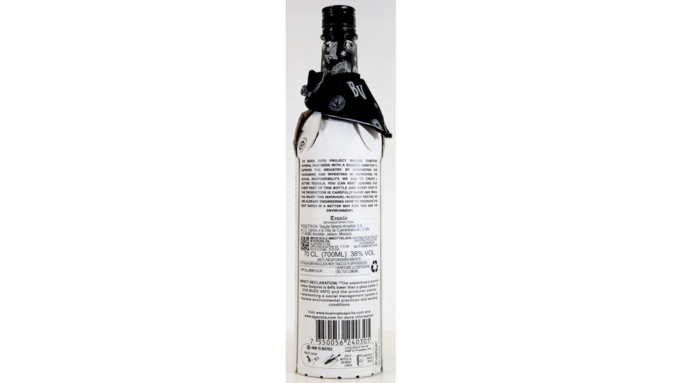 buen vato tequila bianca cl.70 38°