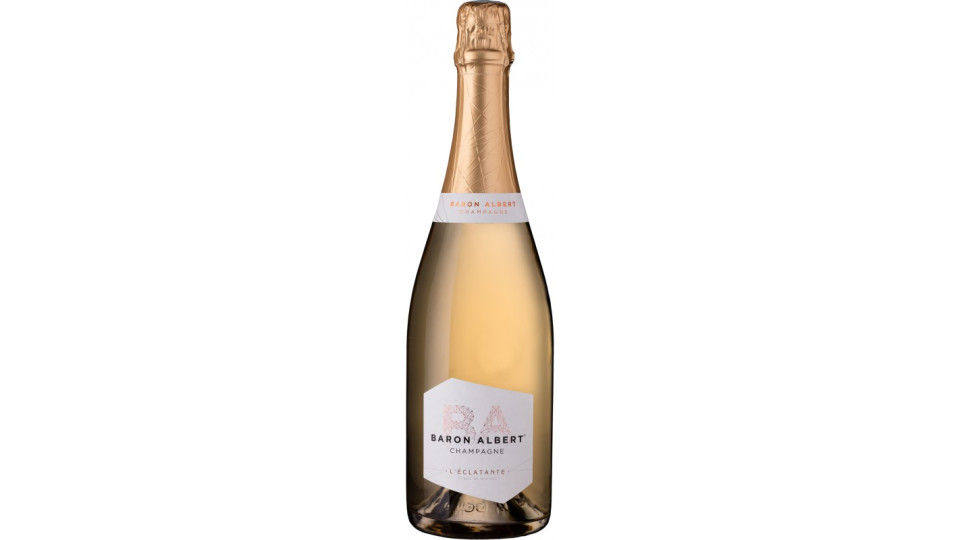 Baron albert champagne l'eclatante brut blanc de blancs...