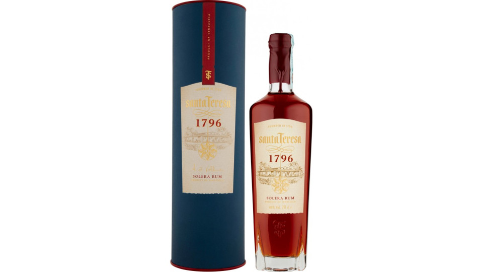 Santa teresa 1796 rum con astuccio cl.70
