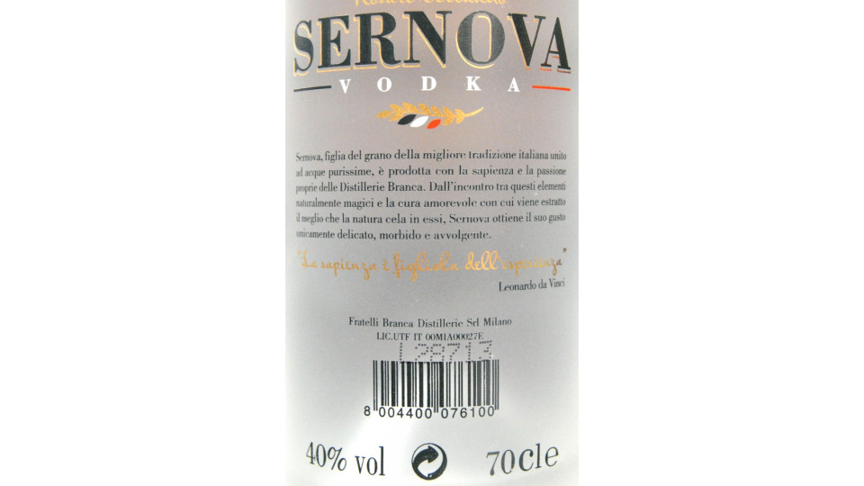 Sernova vodka cl.70