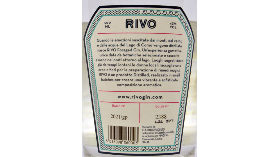 Rivo gin cl.50 43°