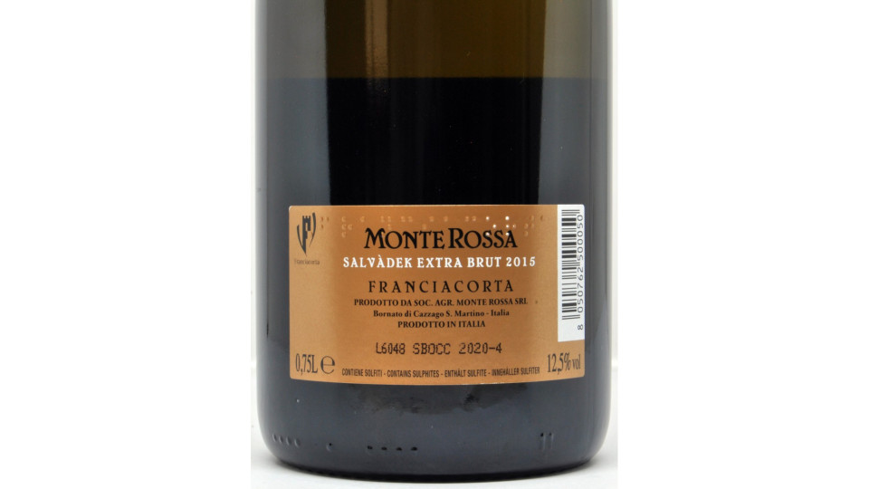 Monterossa vino Franciacorta salvadex. extra brut cl.75
