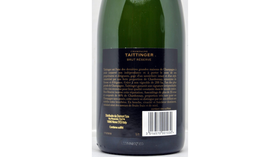 Taittinger brut reserve astucciato cl.75