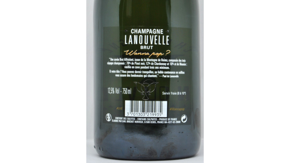 Lanouvelle champagne brut affriolan cl.75