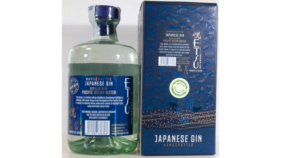 Etsu japanese gin limited edit cl.70 45°