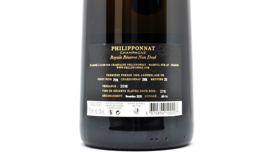 Philipponnat champagne pas dose astucciato cl.75