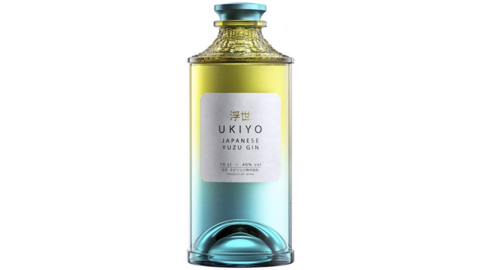 Ukiyo gin japanese yuzu citrus cl.70 40°