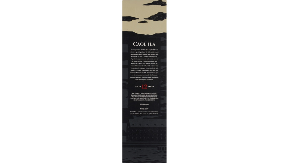Caol Ila Islay single malt scotch whisky 70 cl.
