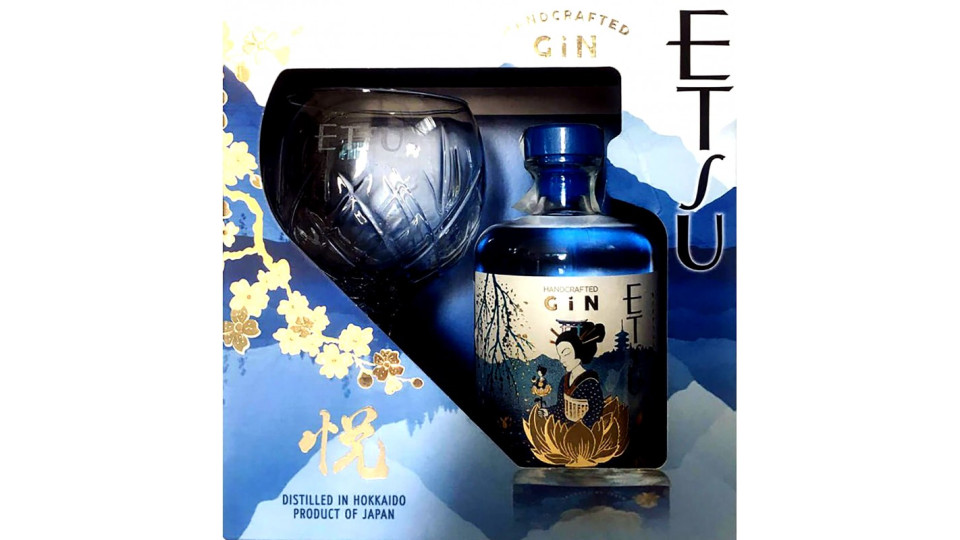 Etsu japanese gin astucciato cl.70 +bicchiere