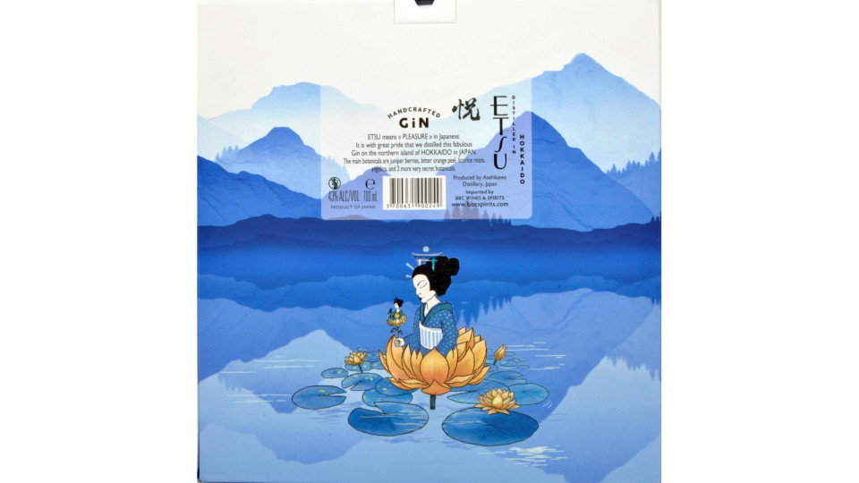 Etsu japanese gin astucciato cl.70 +bicchiere