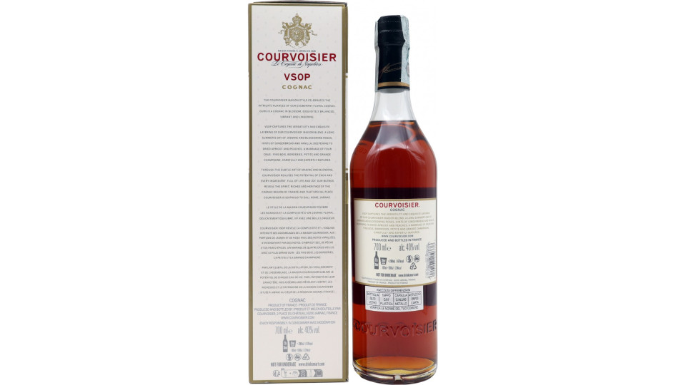 Courvoisier vsop cognac astucciato cl.70 40°