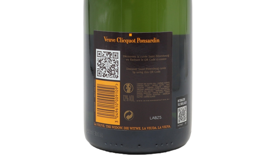Veuve clicquot spb champagne cl.75