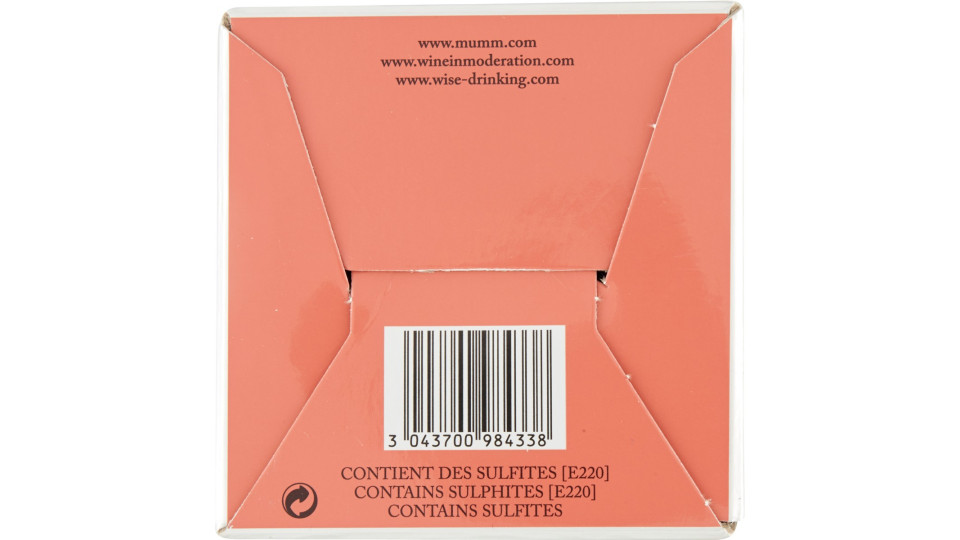 G.H.Mumm Champagne Brut le Rosé astucciato 75 cl.