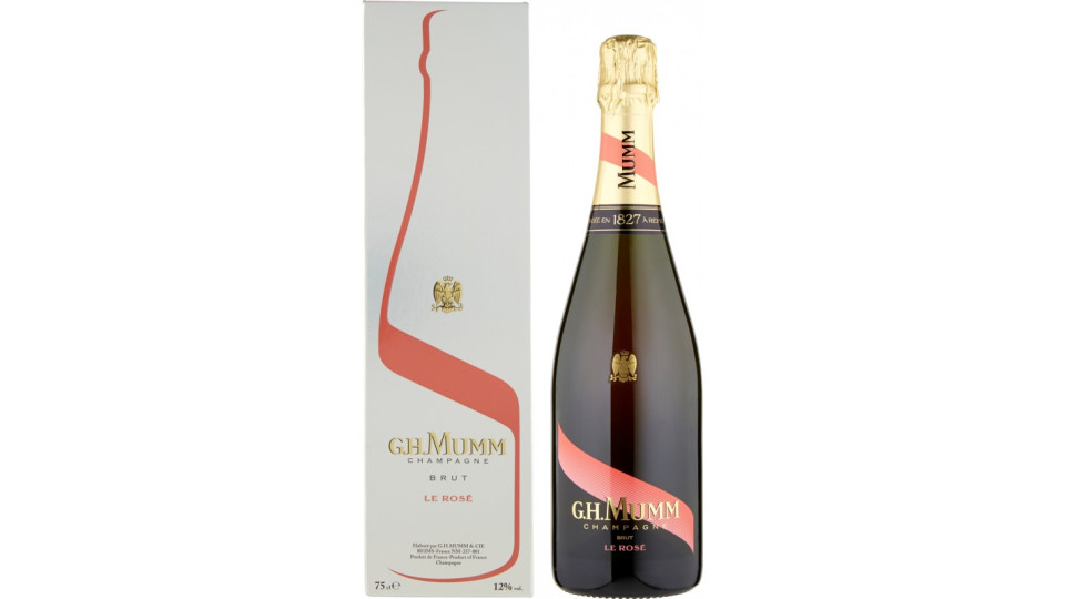 G.H.Mumm Champagne Brut le Rosé astucciato 75 cl.
