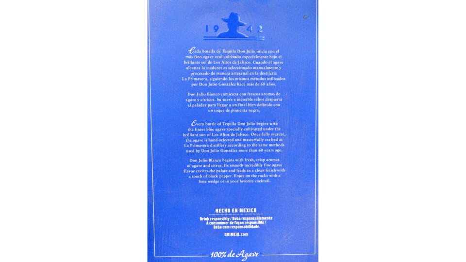 Don Julio blanco tequila cl.70