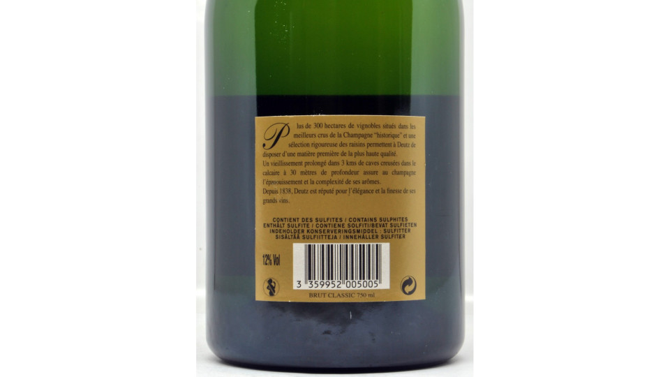 Deutz Champagne Brut Classic astucciato cl.75