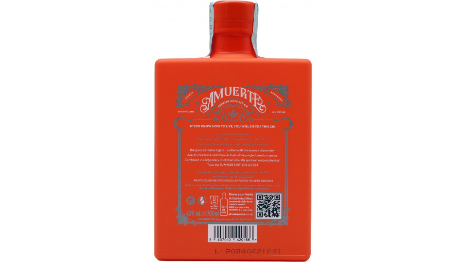 Amuerte orange gin cl.70 43°