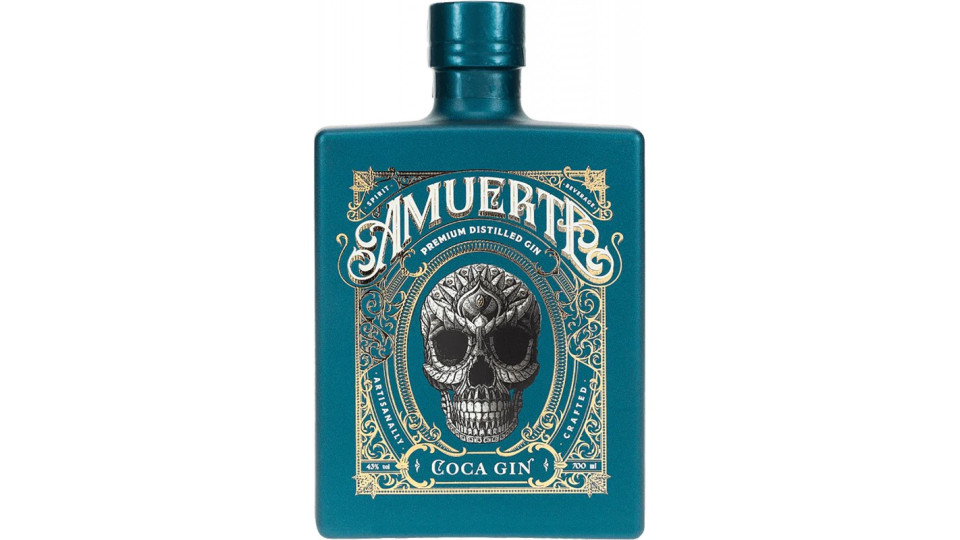 Amuerte coca gin leaf green cl.70 43°