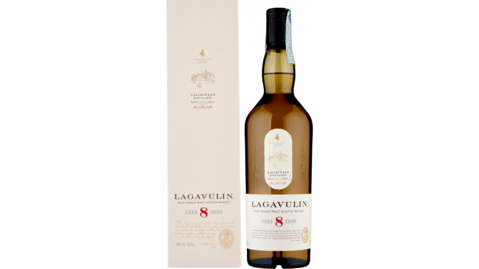Lagavulin 8YO Single Malt Scotch Whisky 70 cl astucciato 48°