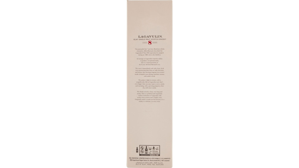Lagavulin 8YO Single Malt Scotch Whisky 70 cl astucciato 48°