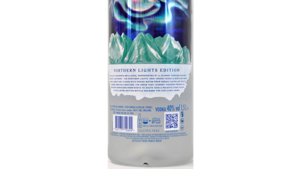 Grey goose vodka lumi boreal lt.1,5