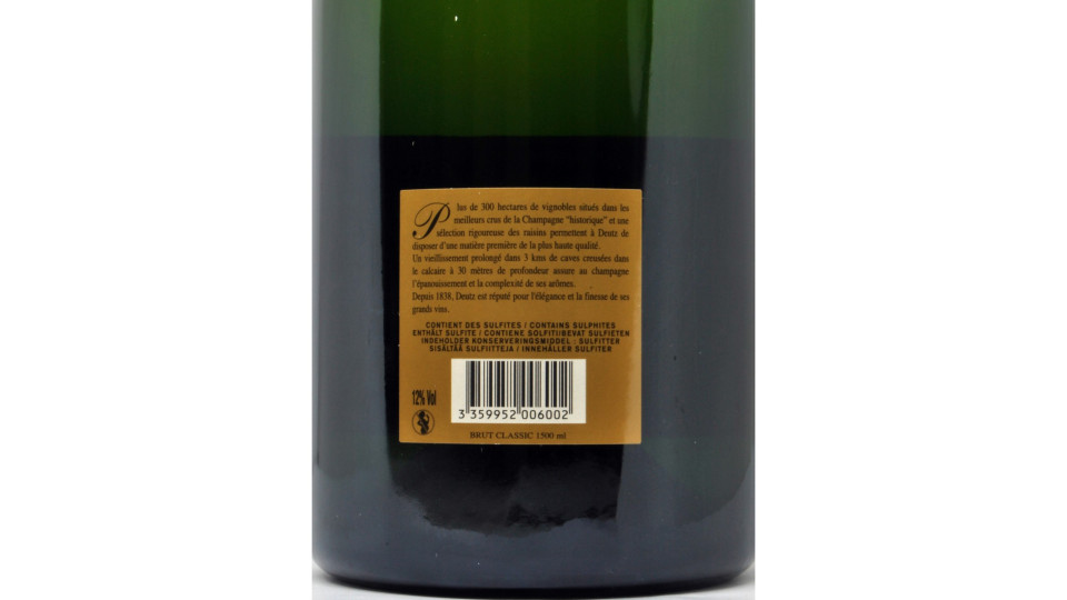 Deutz brut champagne magnum lt.1,5