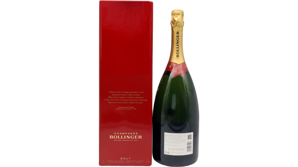 Bollinger champagne magnum astucciato lt.1,5