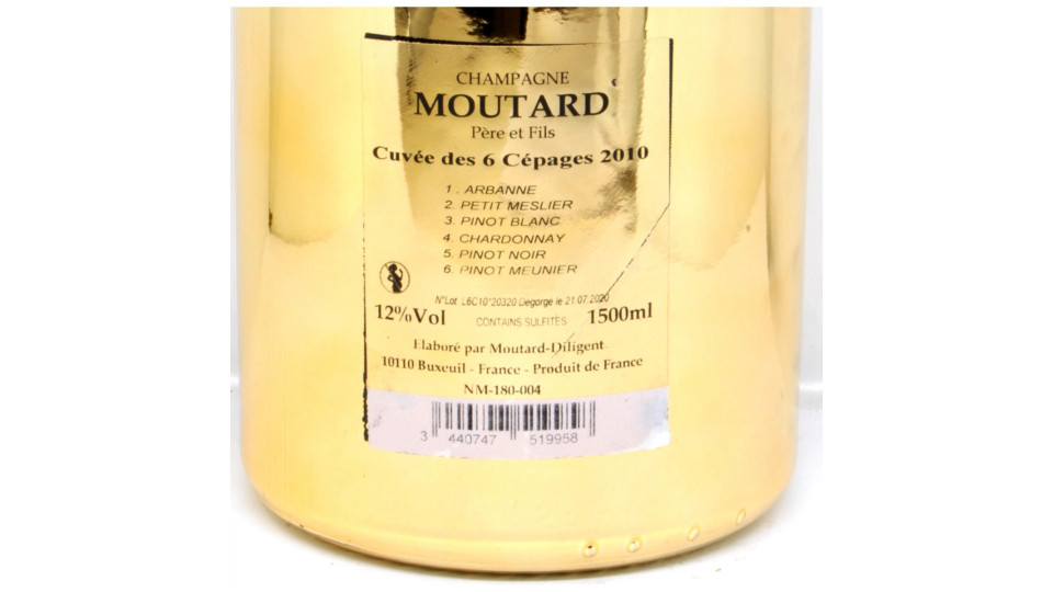 Moutard champagne cuvee 6 cepages gold lt.1,5