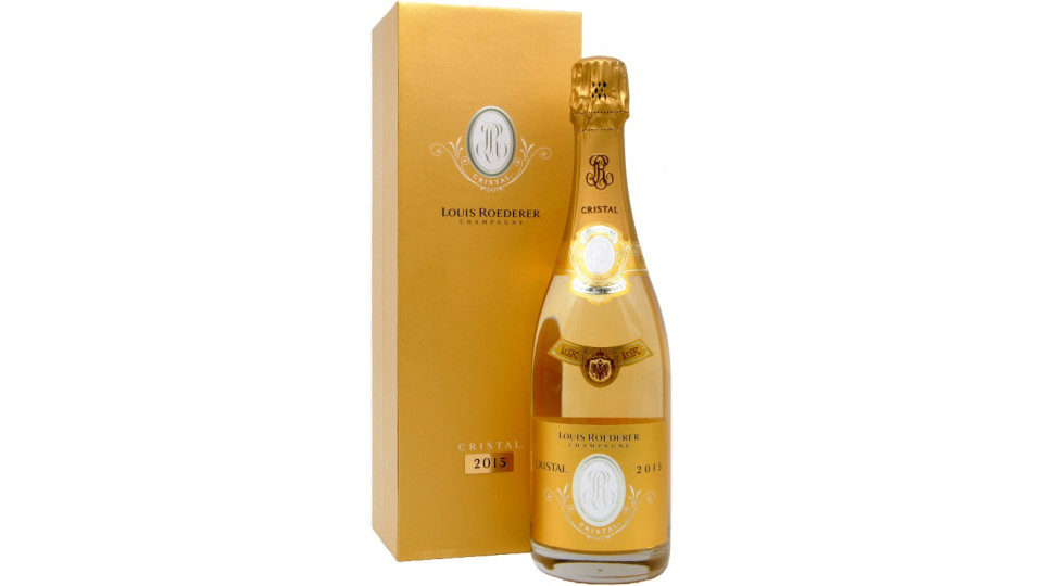 Cristal champagne brut con astuccio cl.75