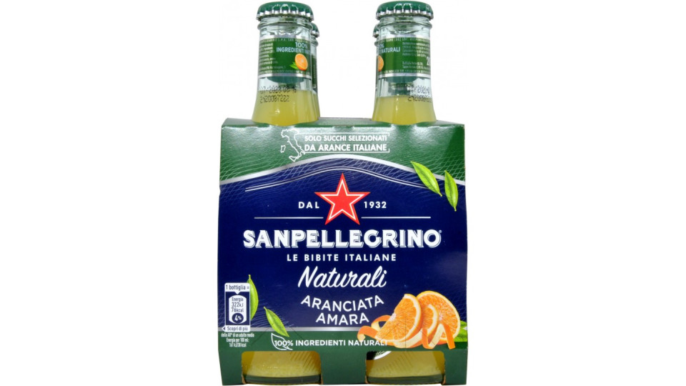 SANPELLEGRINO Bibite Gassate, L'ARANCIATA AMARA NATURAL...