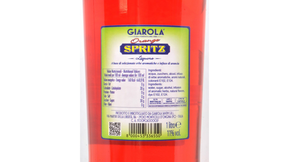 Giarola orange spritz lt.1