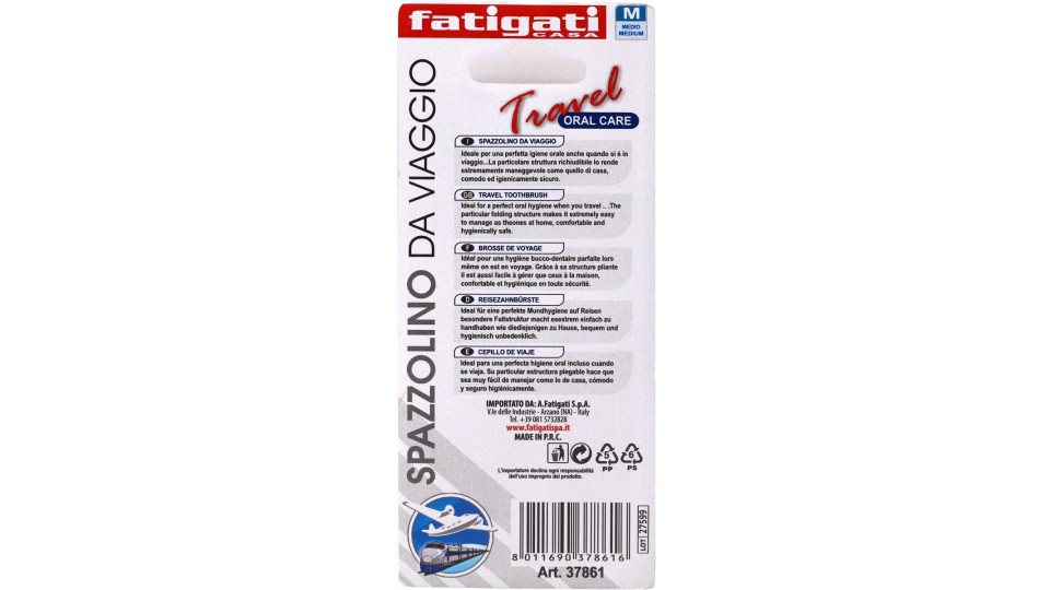 Fatigati spazzolino da denti viaggio medio
