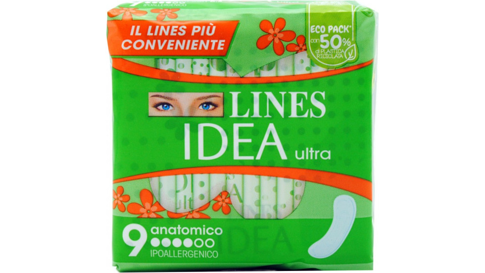 Lines Idea ultra giorno anatomico 9 pz