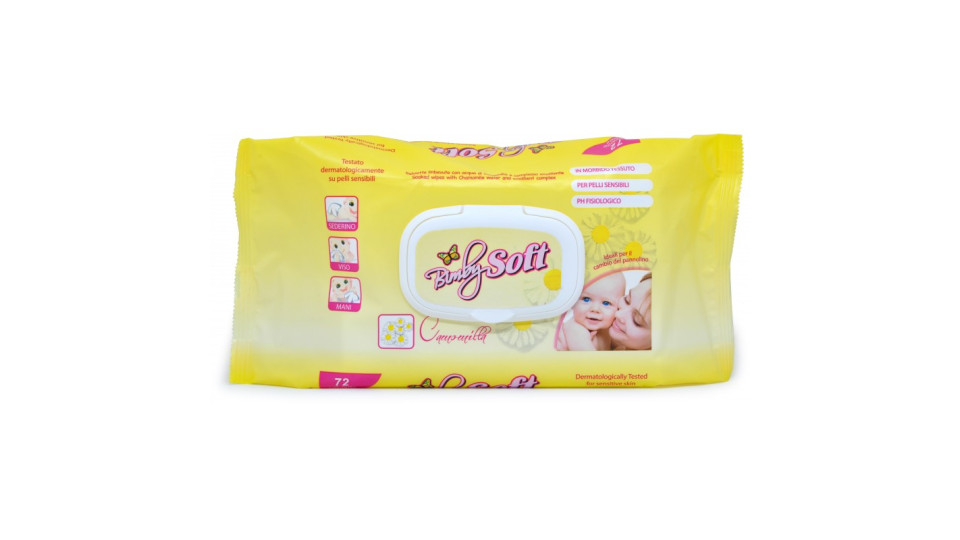 Soft Soft salviette bimby camomilla x72