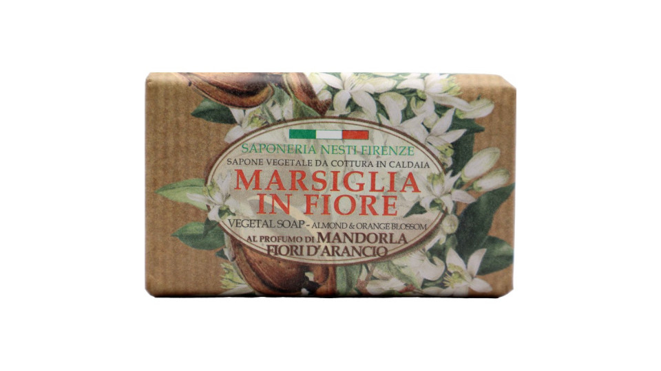 Nesti sapone marsiglia mandorla e fior d'arancio gr.125
