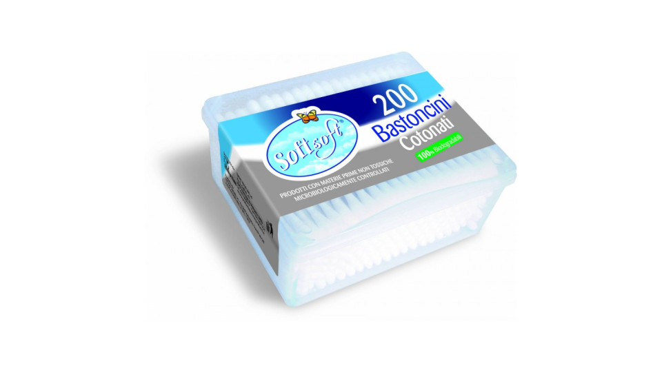 Soft soft cotton fioc x 200 pz