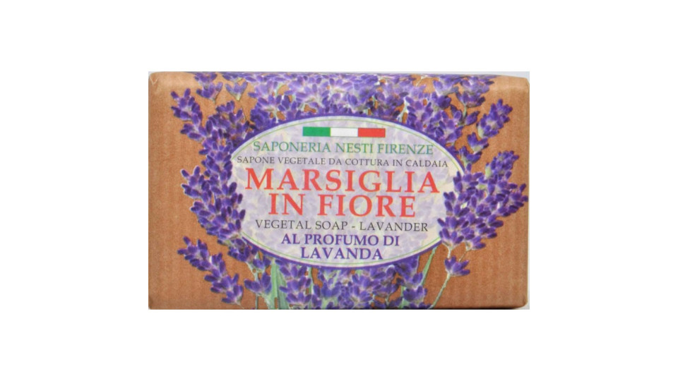 Nesti sapone marsiglia fiore lavanda gr.125