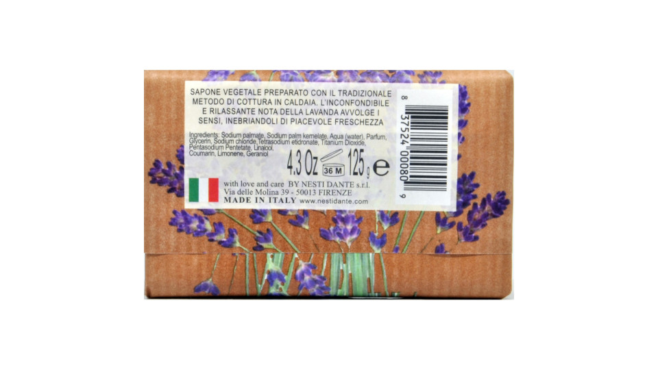 Nesti sapone marsiglia fiore lavanda gr.125