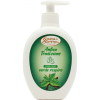 Spuma di sciampagna sapone liquido verde respir ml.450