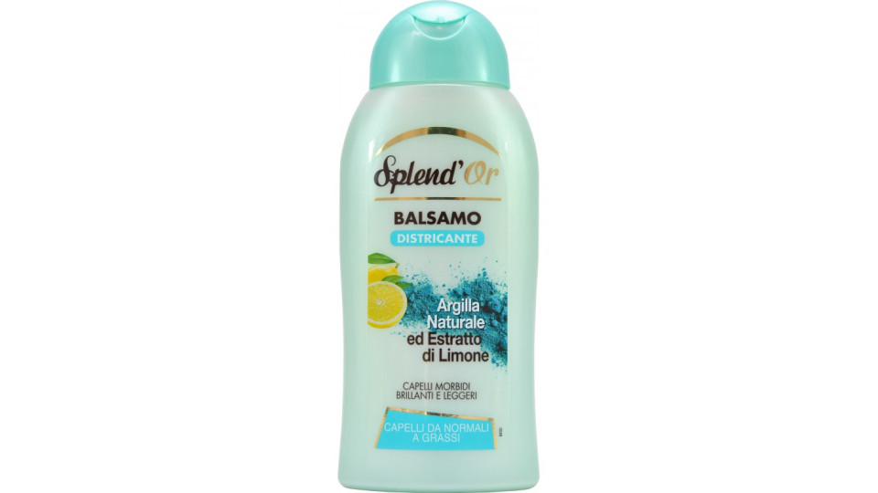 Splend'or balsamo per capelli argilla/limone ml.300