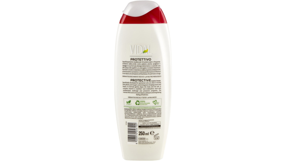 Vidal Detergente Corpo & Capelli Protettivo 250 ml