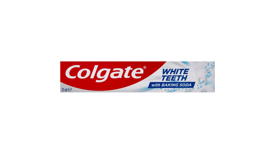 Colgate dentifricio sbiancante White Teeth Baking Soda 75 ml