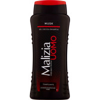 Malizia Uomo Musk Gel Doccia Shampoo 250 mL.