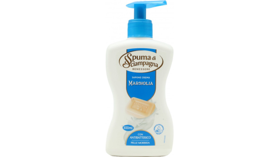 Spuma di Sciampagna Benessere Marsiglia Sapone Crema 300 ml