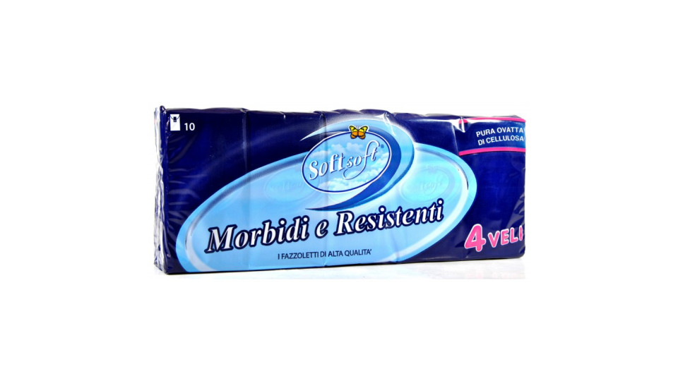 Soft Soft fazzoletti 4 veli x 10