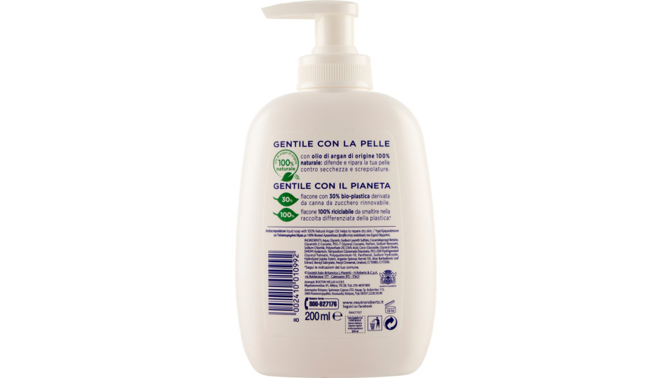 Neutro Roberts antiscrepolature con olio di argan Sapone...